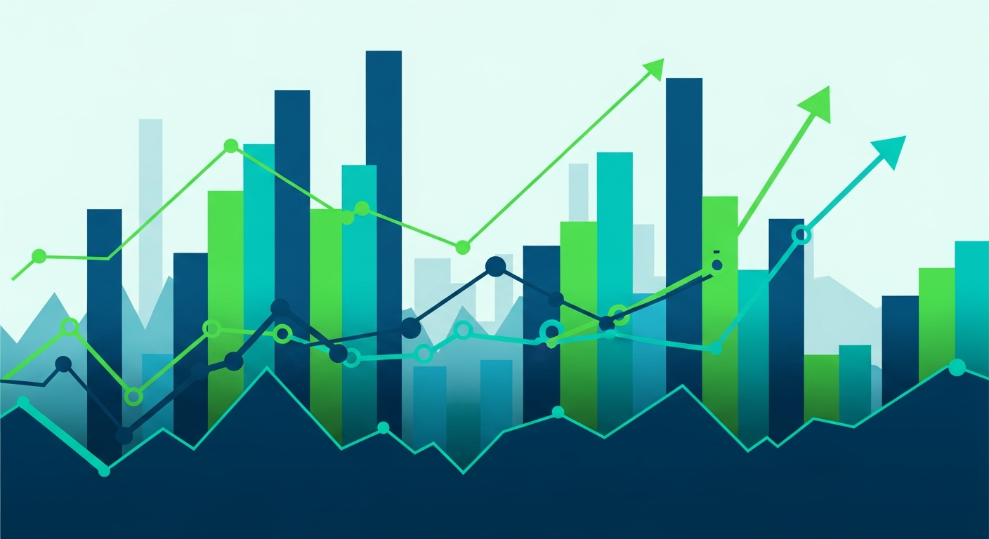 Illustration d'analyse financière et d'opportunités d'investissement